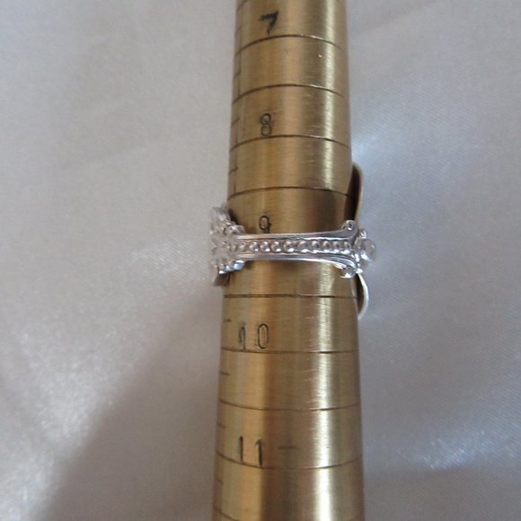 Spoon Ring size 9 Sterling silver - Beautiful * - Picture 6 of 10